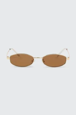 Slim Oval Sunglasses