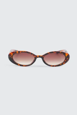 Slim Oval Sunglasses