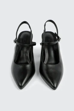 Slingback Block Heel Mary Janes