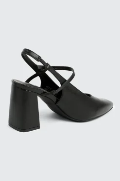 Slingback Block Heel Mary Janes