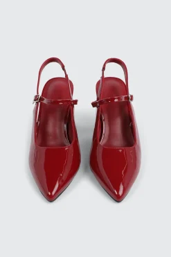 Slingback Block Heel Mary Janes