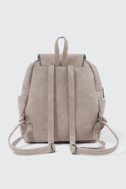 Small Faux Leather Backpack