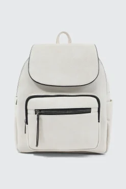 Small Faux Leather Backpack