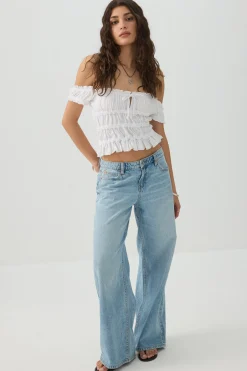 Smocked Crop Top