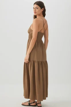 Smocked Tiered Maxi Dress