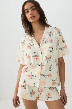 Snoopy Print Pyjama Set