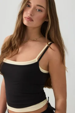 Soft Fitted Square Neck Tank Top
