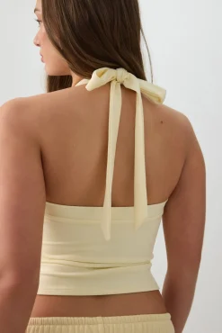 Soft Halter Crop Tank