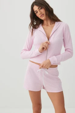 Soft Waffle Knit Shorts