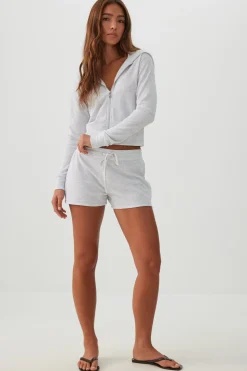 Soft Waffle Knit Shorts