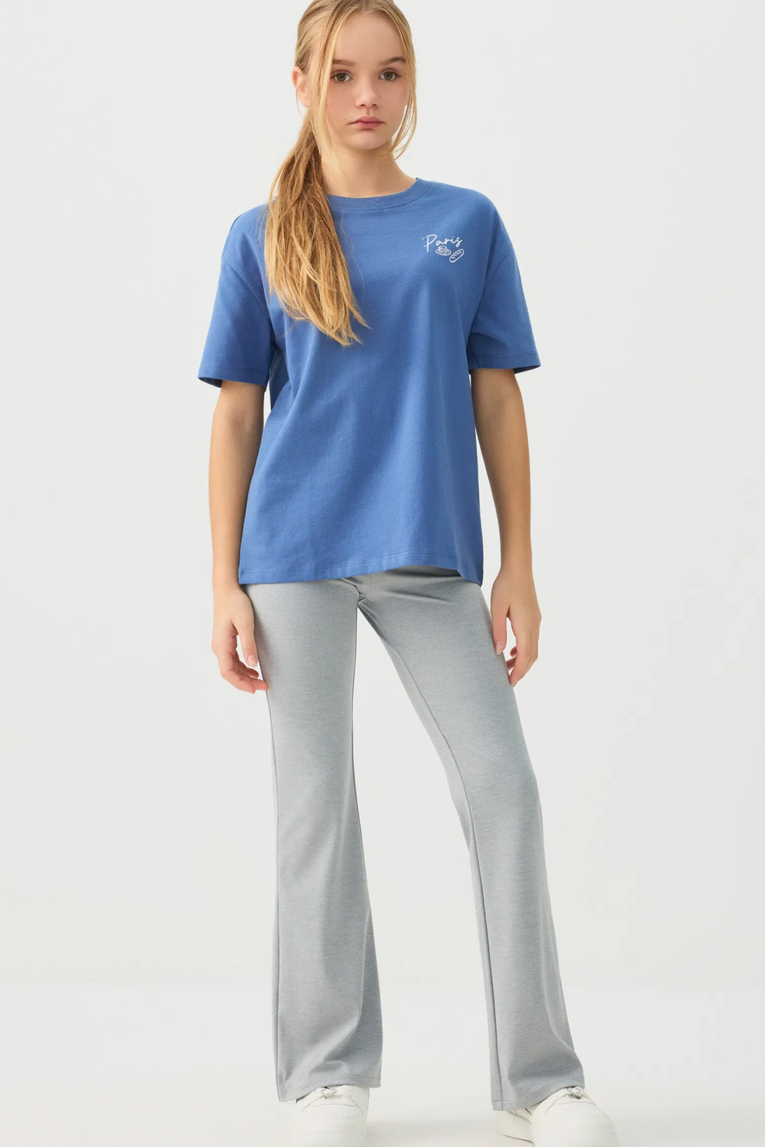 Solid Flare Pants