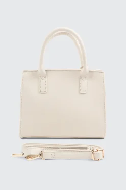 Square Handbag with Padlock Detail