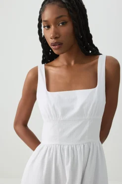 Square Neck Midi Dress