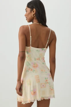 Square Neck Mini Dress