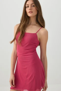 Square Neck Mini Dress