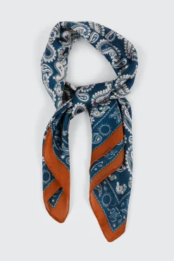 Square Paisley Print Scarf