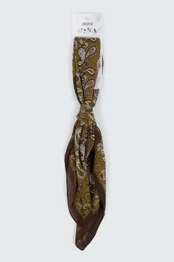 Square Paisley Print Scarf