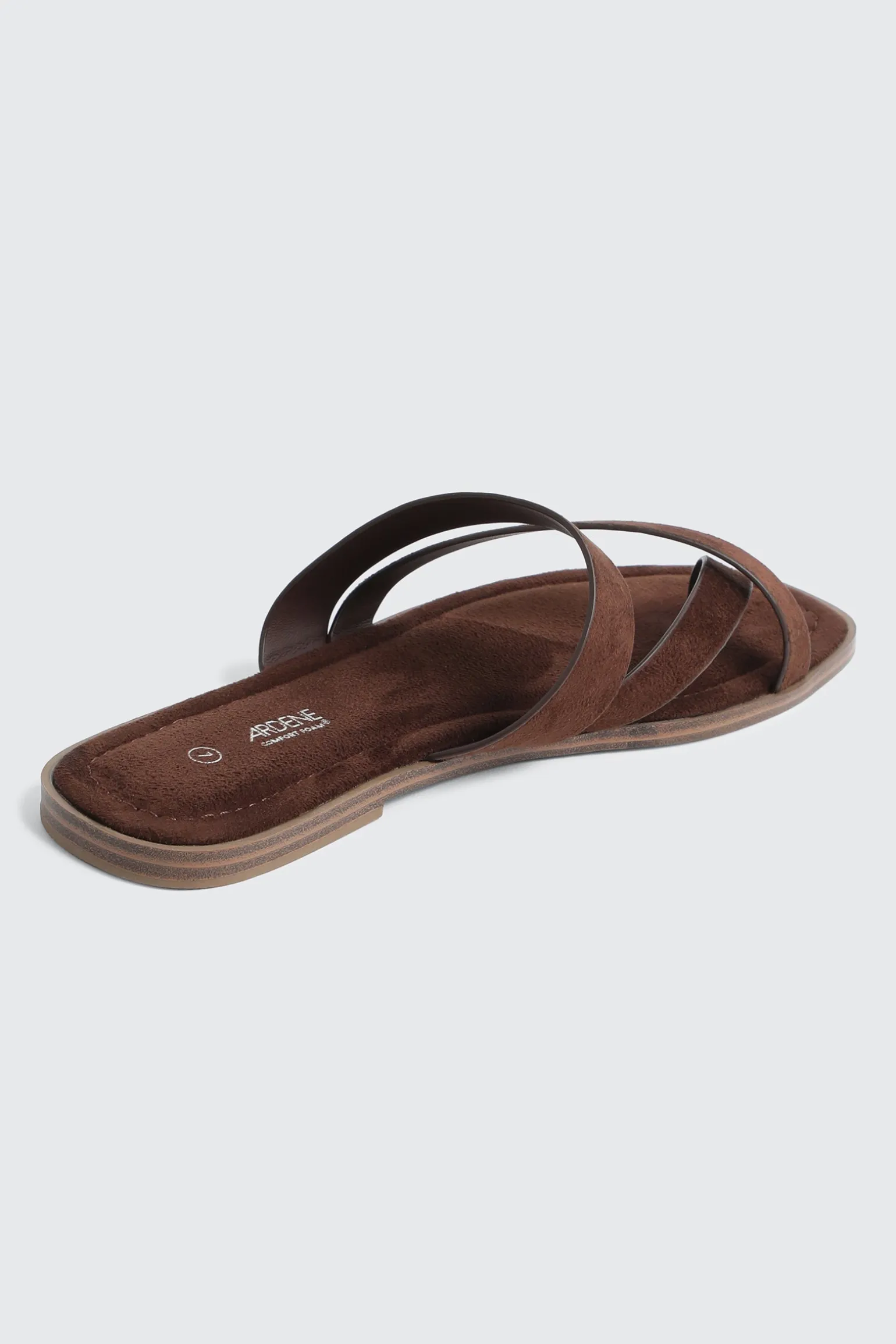 Square Toe Asymmetric Strap Sandals