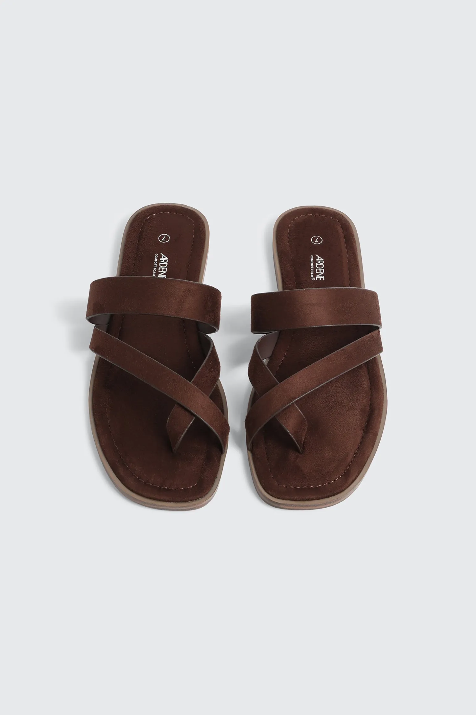 Square Toe Asymmetric Strap Sandals