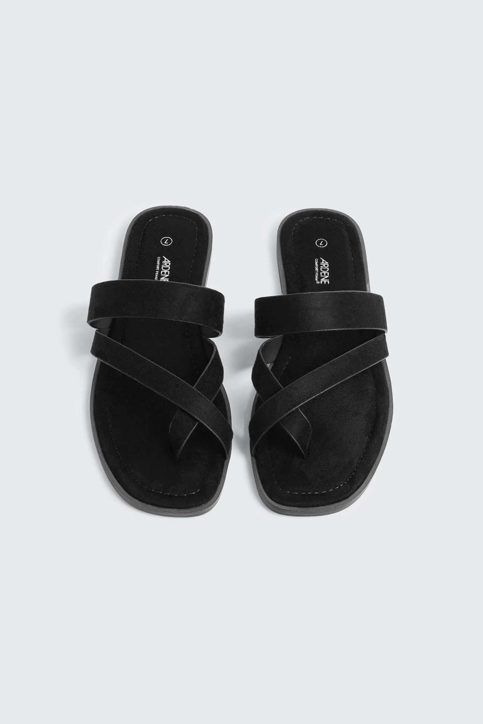 Square Toe Asymmetric Strap Sandals