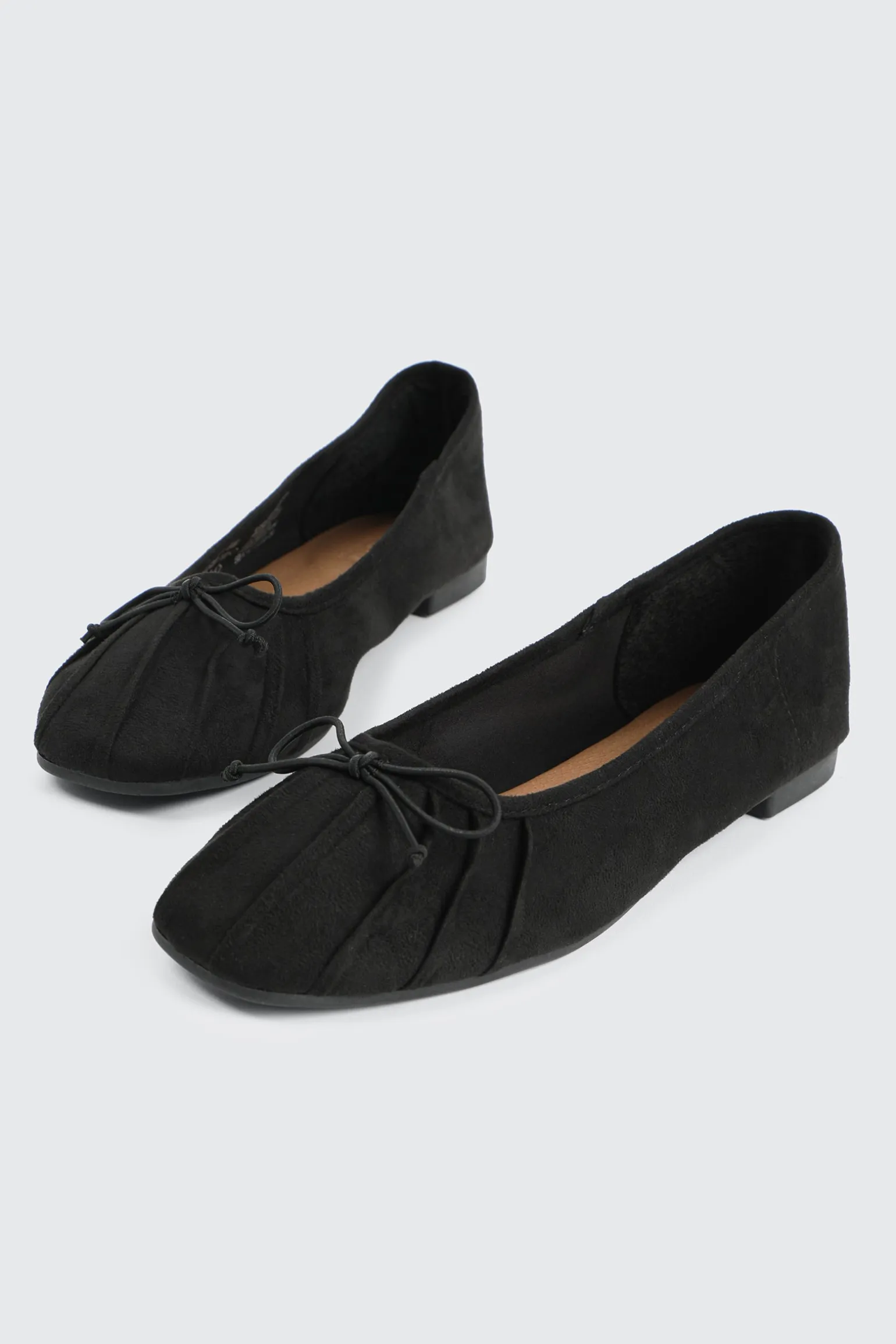 Square Toe Ballet Flats