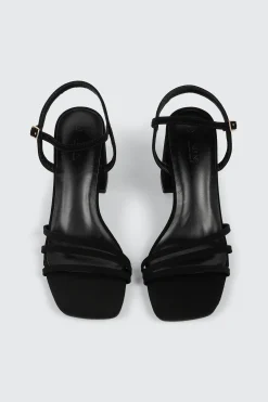 Square Toe Block Heel Sandals