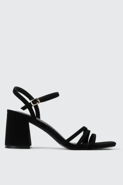 Square Toe Block Heel Sandals
