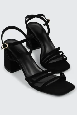 Square Toe Block Heel Sandals