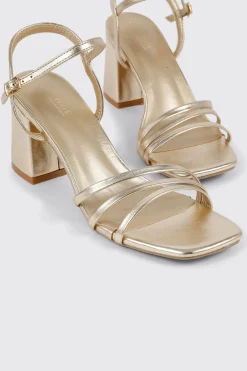 Square Toe Block Heel Sandals