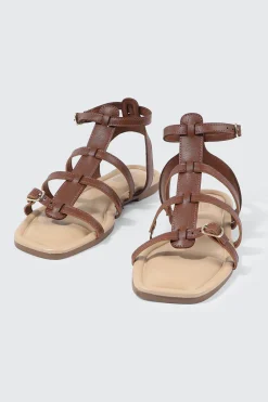 Square Toe Gladiator Sandals