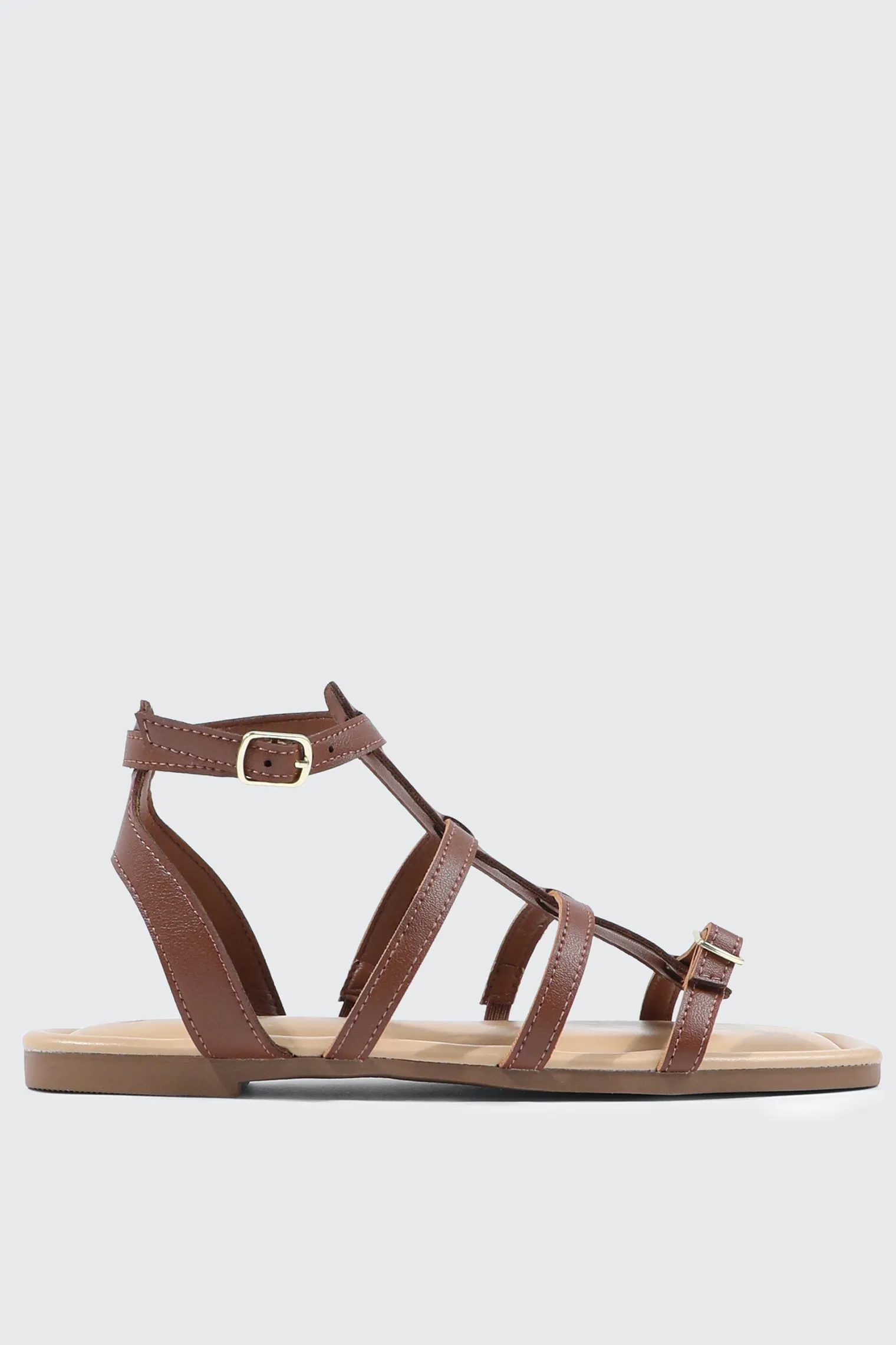 Square Toe Gladiator Sandals
