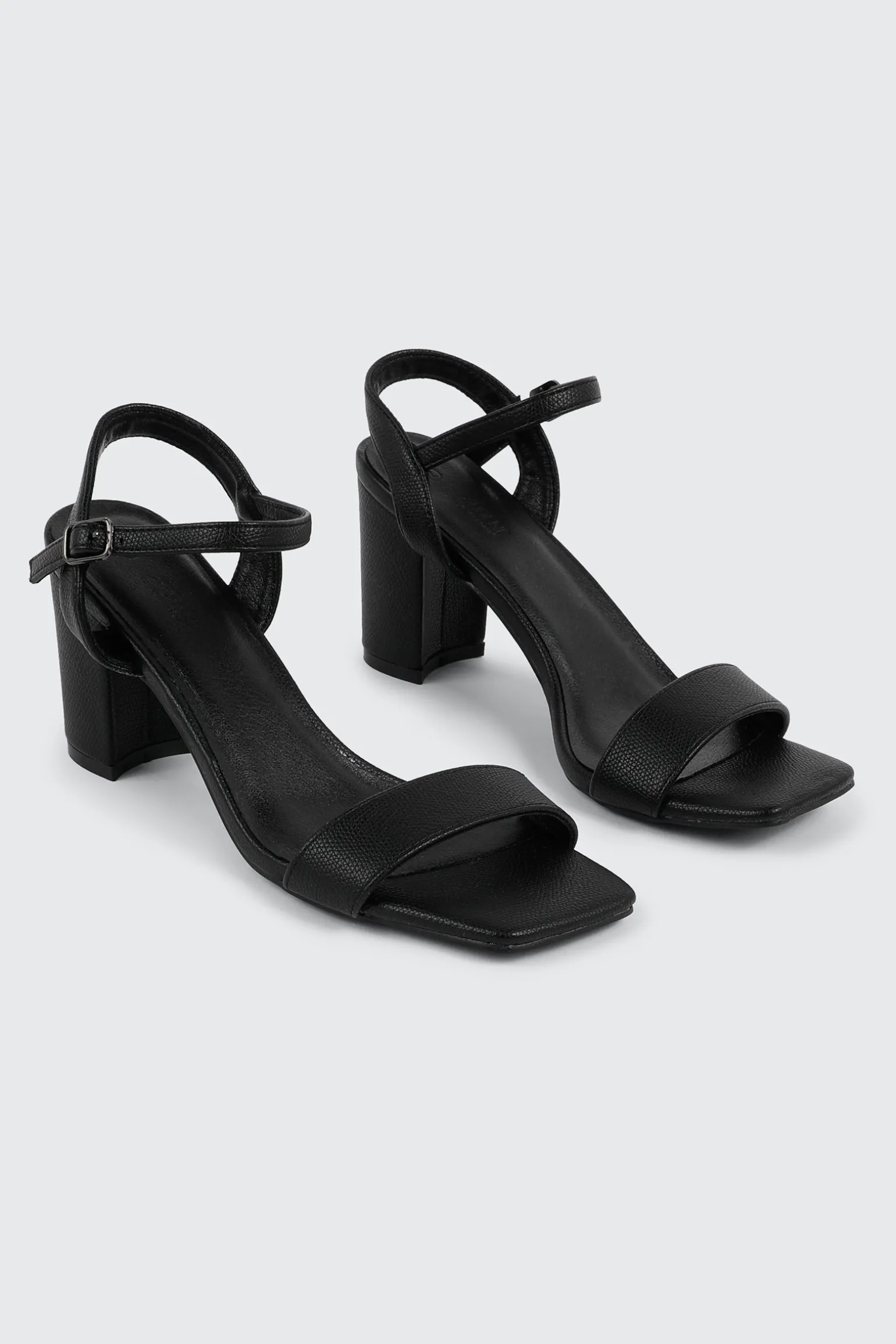 Square Toe Heel Sandals