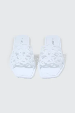 Square Toe Jelly Sandals