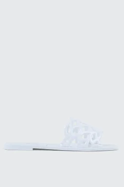 Square Toe Jelly Sandals