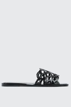 Square Toe Jelly Sandals