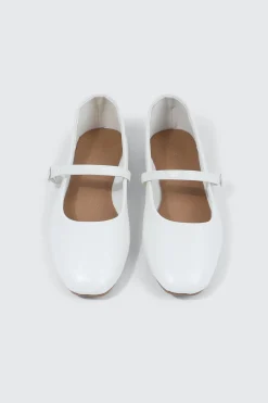 Square Toe Mary Jane Flats