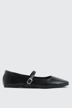 Square Toe Mary Jane Flats