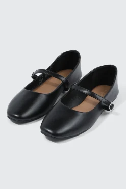 Square Toe Mary Jane Flats