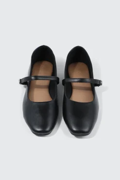 Square Toe Mary Jane Flats