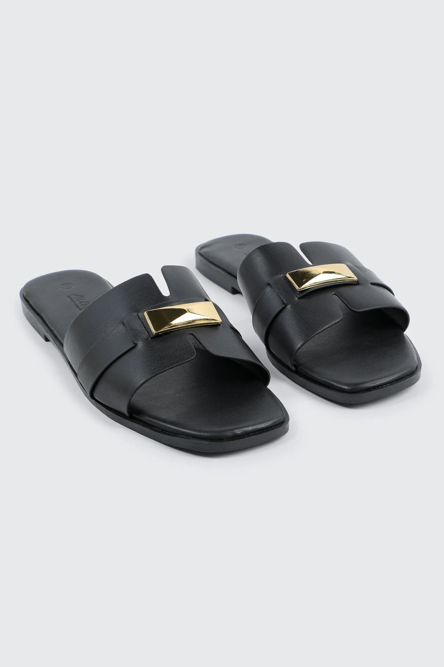Square Toe One Band Sandals