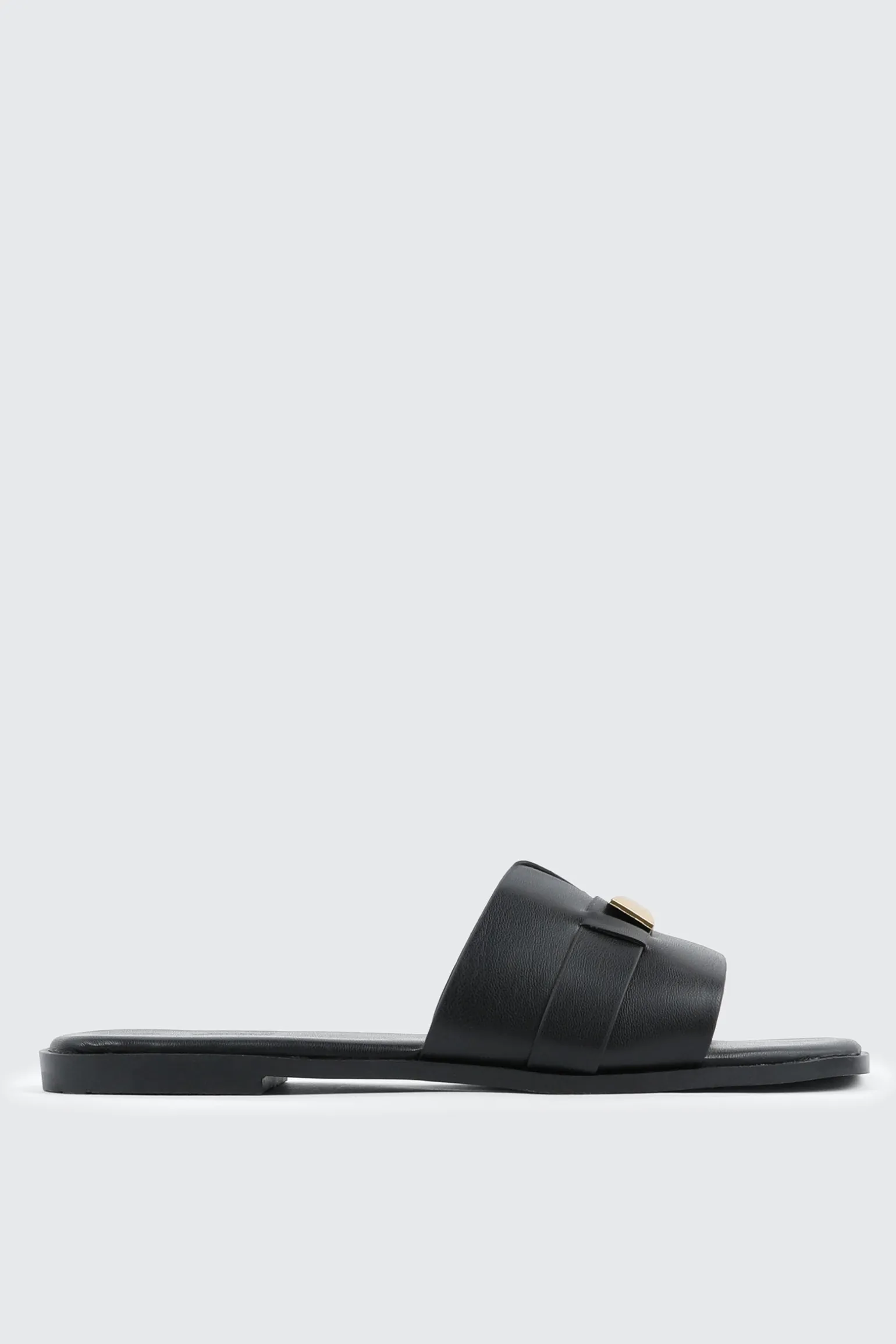 Square Toe One Band Sandals