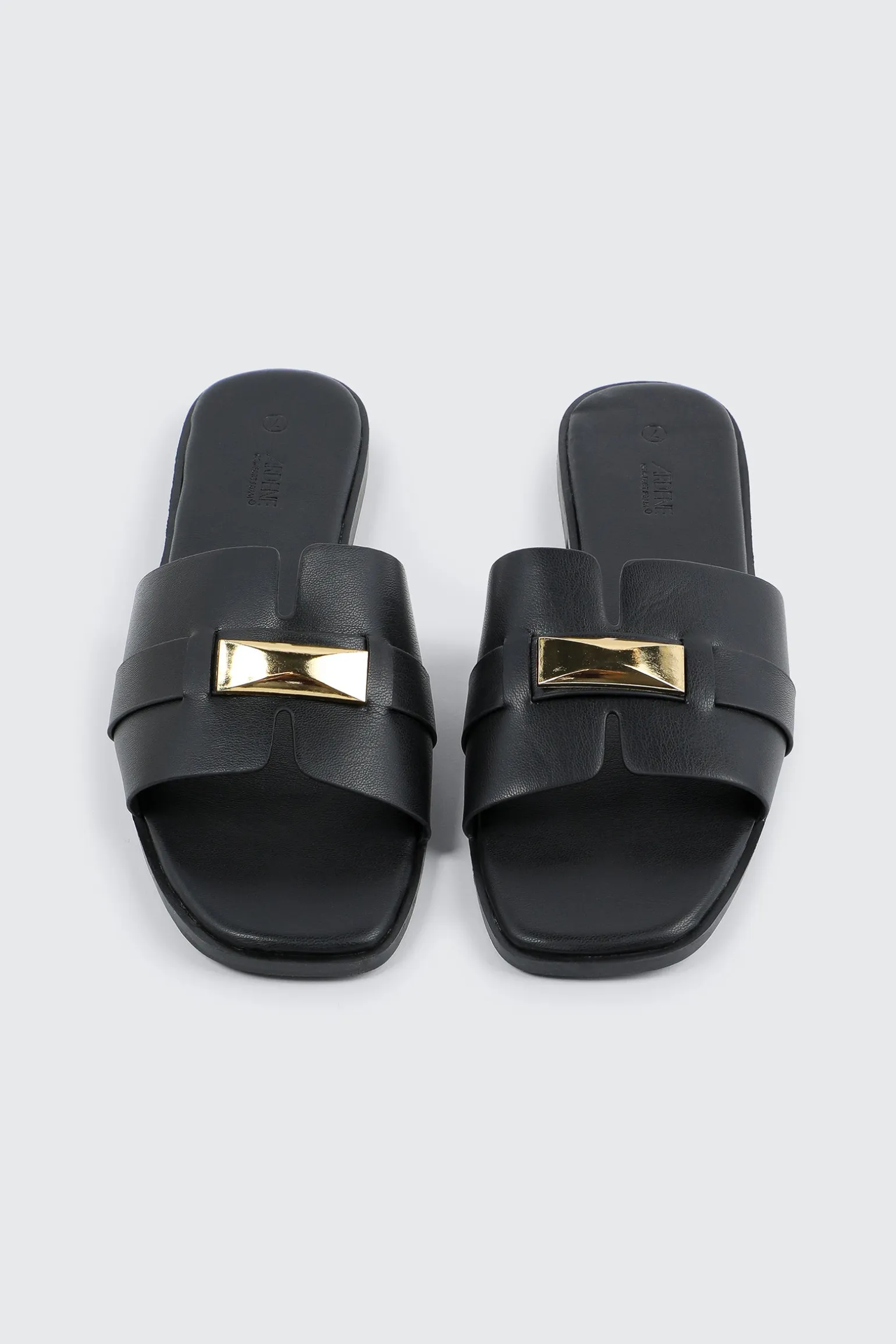 Square Toe One Band Sandals