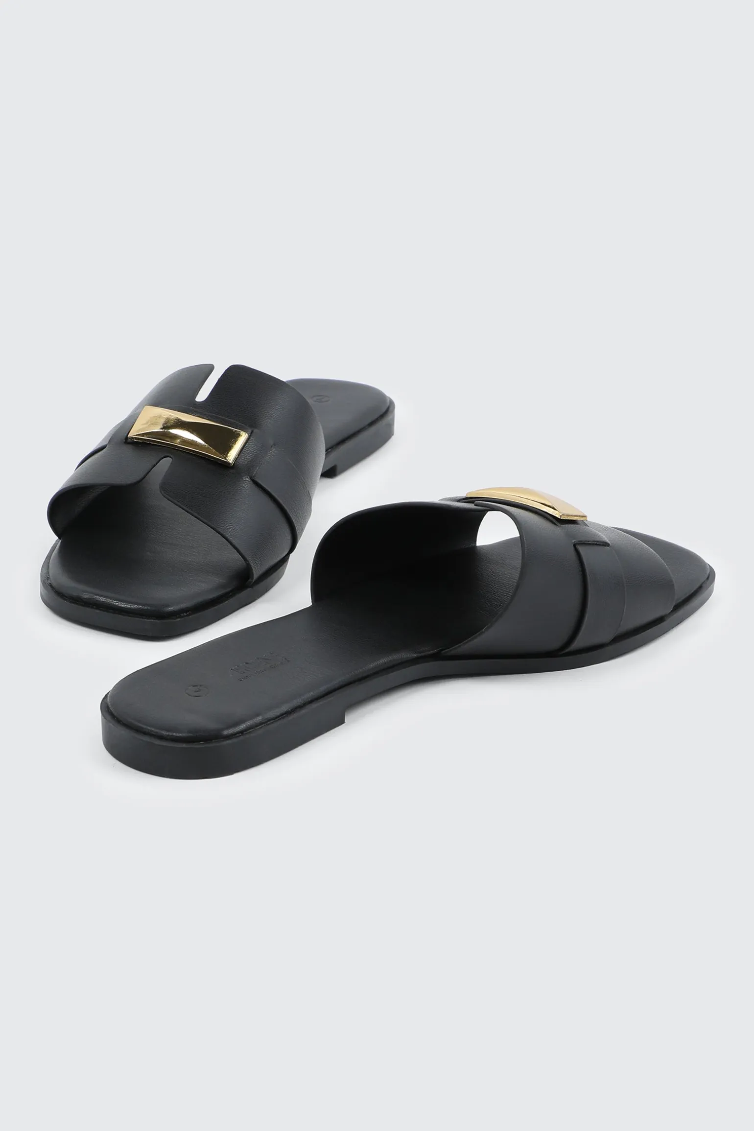 Square Toe One Band Sandals