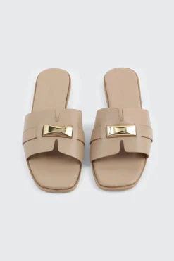 Square Toe One Band Sandals