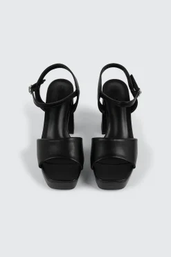 Square Toe Platform Sandals