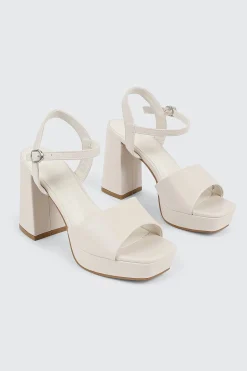 Square Toe Platform Sandals