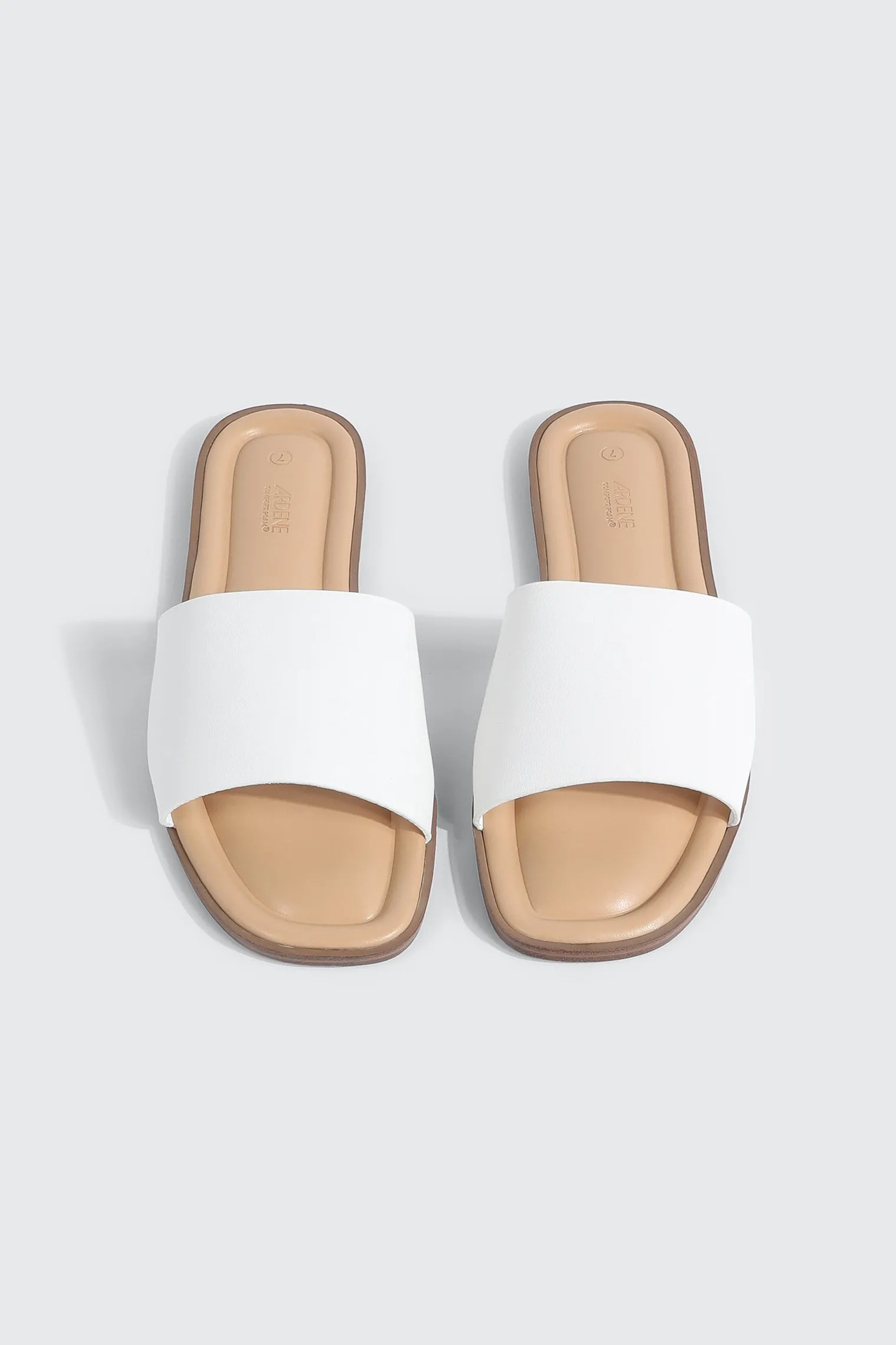 Square Toe Slide Sandals