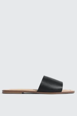 Square Toe Slide Sandals