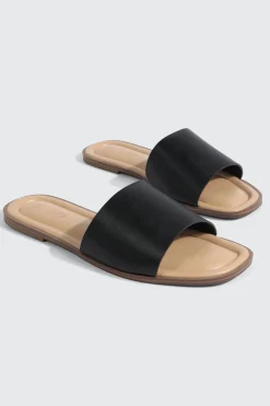 Square Toe Slide Sandals