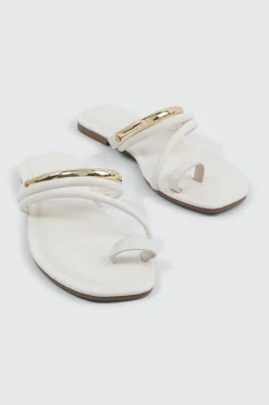 Square Toe Strappy Flat Sandals
